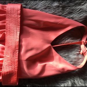 Coral bridesmaid dress!